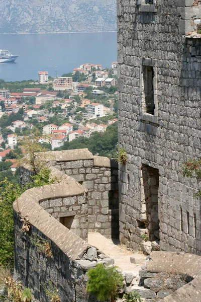 Kotor City Walls Montenegro — Φωτογραφία Αρχείου