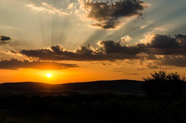 Zonsondergang Achtergrond — Stockfoto