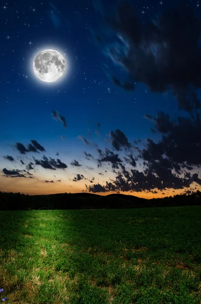 Full moon background — Stock Photo, Image