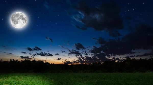 Volle maan achtergrond — Stockfoto