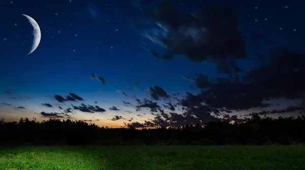 Hintergrund der Nacht — Stockfoto