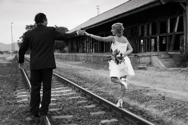 Pareja de boda — Foto de Stock