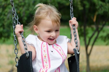 Şirin küçük kız.