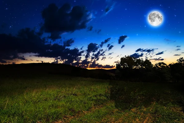 Nachtelijke achtergrond — Stockfoto