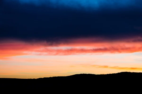 Při západu slunce obloha — Stock fotografie