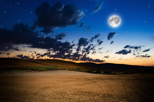 Nachtelijke achtergrond — Stockfoto