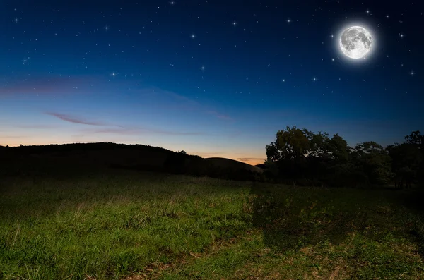 Nachtelijke achtergrond — Stockfoto