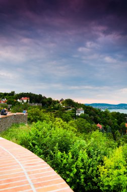 Balaton Gölü'nden tihany abbey