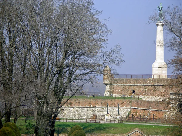 Kalemegdan heykeli — Stok fotoğraf