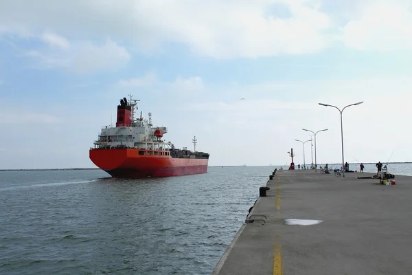 Ship gas carrier — Stock Photo, Image