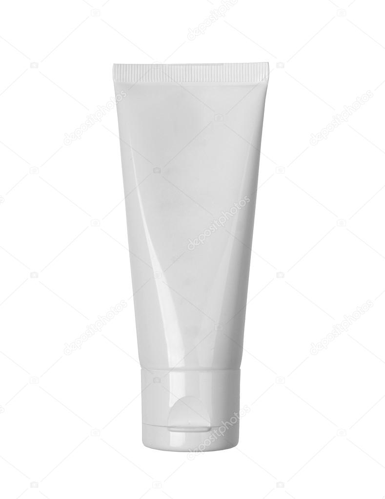 White Cosmetic Tube With Cream Isolated On White Background Stock Photo By  ©Shutswis 12609548