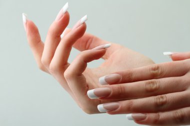 güzel kadın hands.manicure kavramı