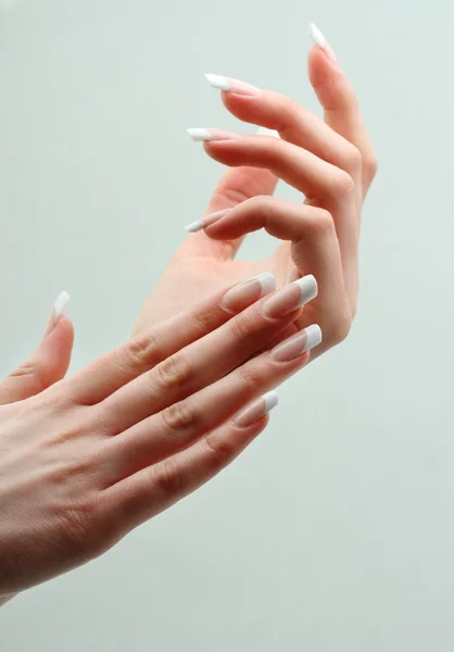 Güzel kadın hands.manicure kavramı — Stok fotoğraf