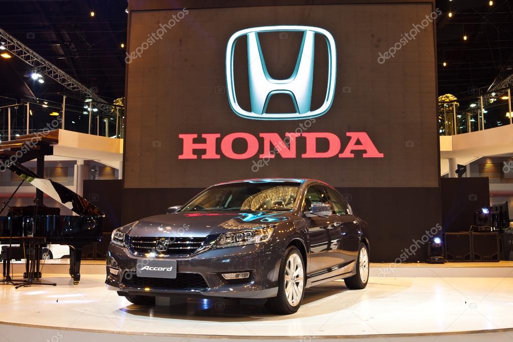 NONTHABURI, THAILAND - MARCH 26: The new Honda Accord showed in 34th Bangkok International Motor Show on March, 2013 in Nonthaburi, Thailand