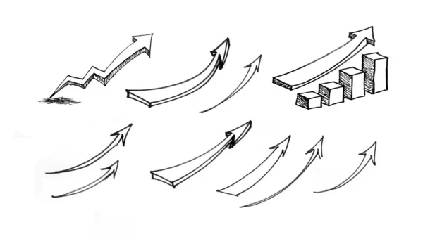 Diagram — Stockfoto