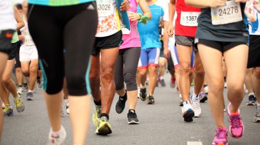 koşucular, standart Charterd Bangkok maraton