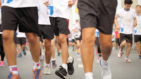 Corredores na Maratona Standard Charterd Bangkok — Fotografia de Stock