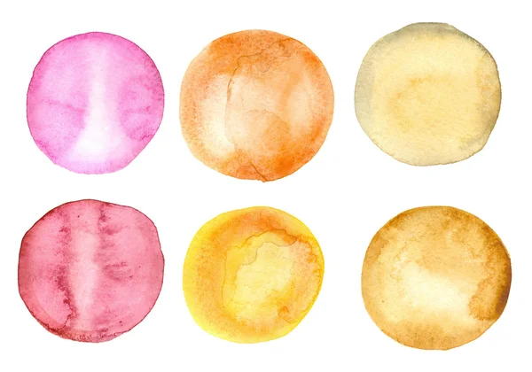 Watercolor circles — Stock Photo, Image