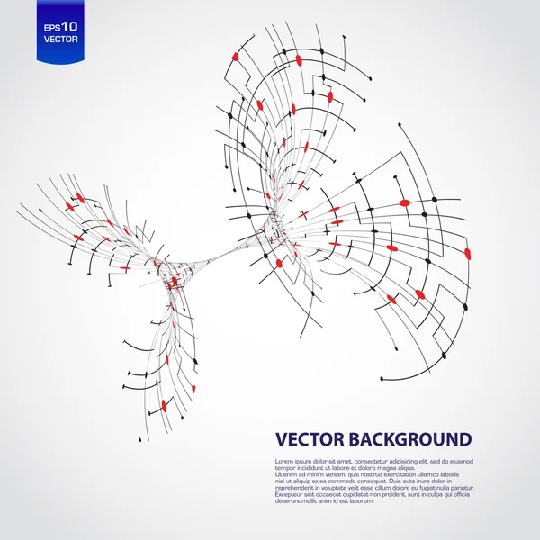 Abstrakt bakgrund vektor — Stock vektor