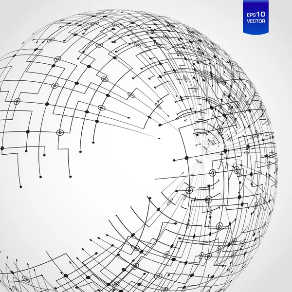 soyut teknoloji dünya