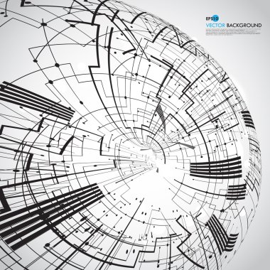 soyut teknoloji dünya