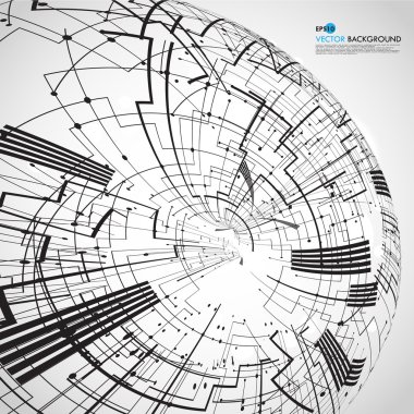 soyut teknoloji dünya