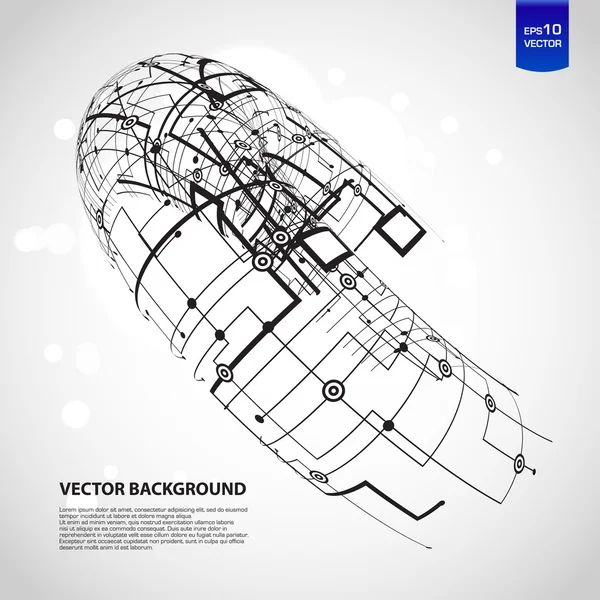 Abstracte achtergrond vector — Stockvector