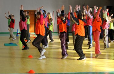 çocuklar atletizm yarışması