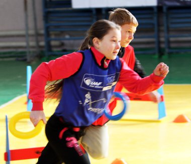 çocuklar atletizm yarışması