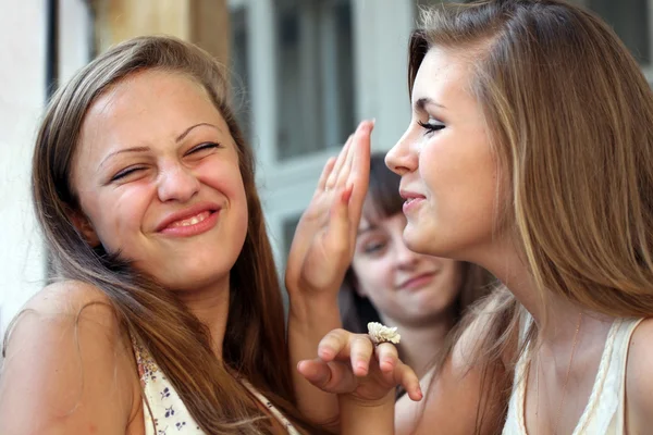 Studenter flickor — Stockfoto