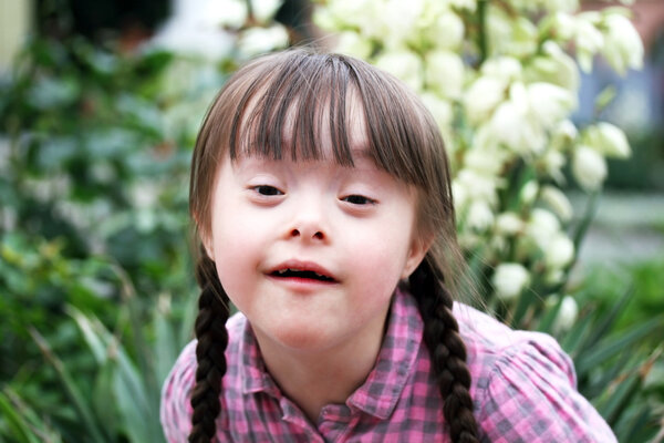 Portrait of beautiful young girl