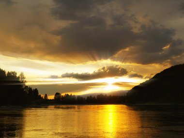 Kırsalda gün batımı