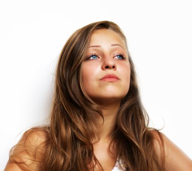 Güzel bir genç kızın portresi