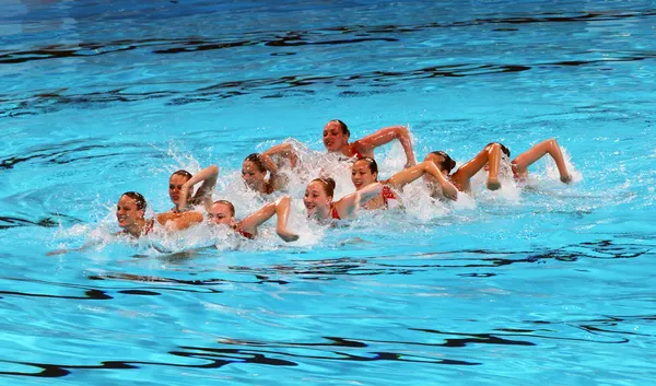 Nuoto sincronizzato — Foto Stock