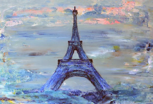 Eiffelova věž z Paříže — Stock fotografie