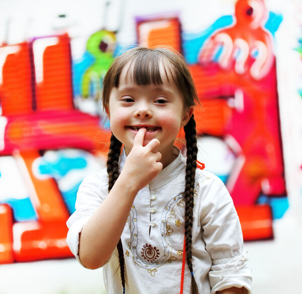 Portrait of beautiful young girl