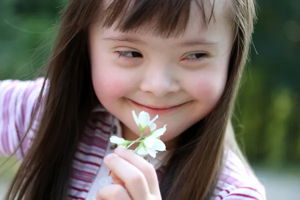 Portrait of little girl — Stock Photo, Image