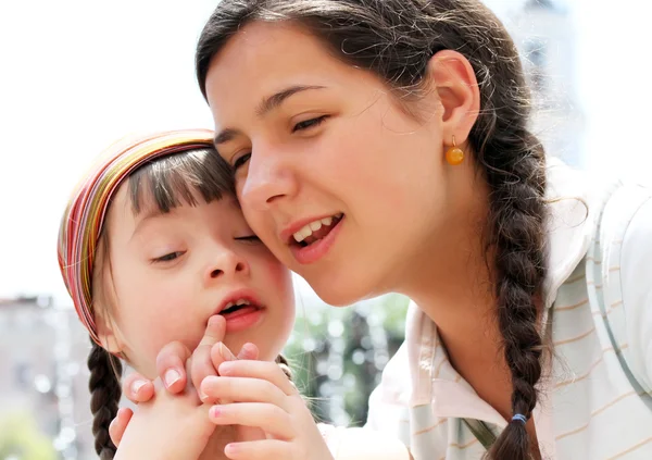 Happy family moments — Stock Photo, Image