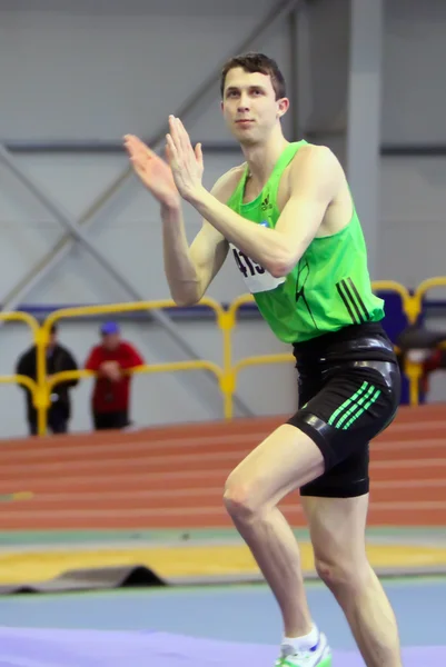Bohdan Bondarenko win high jump — Stock Photo, Image