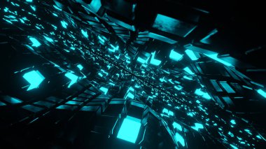 3 boyutlu küp dalgaları duvar kağıdı arkaplanı