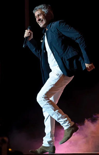 Sergio Dalma in concert "Via Dalma II" in Córdoba — Stok fotoğraf