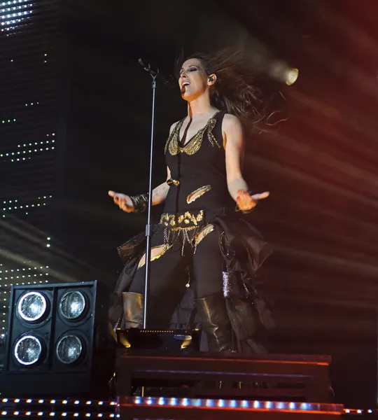 CORDOBA, SPAIN APRIL 6: Malu during their concert at the Axerquia theater of Córdoba on April 6, 2013 in Córdoba Spain