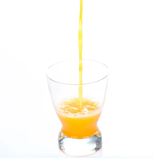 Glas naturliga apelsinjuice Royaltyfria Stockfoton