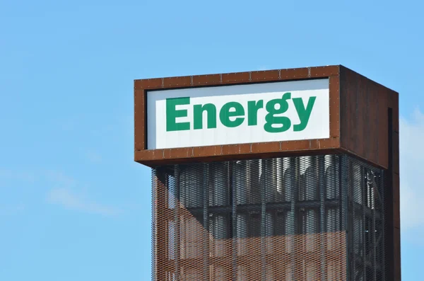 Close up of energy sign — Stock Photo, Image