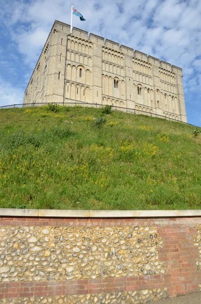 Norwich Castle from Road — Stock Photo, Image