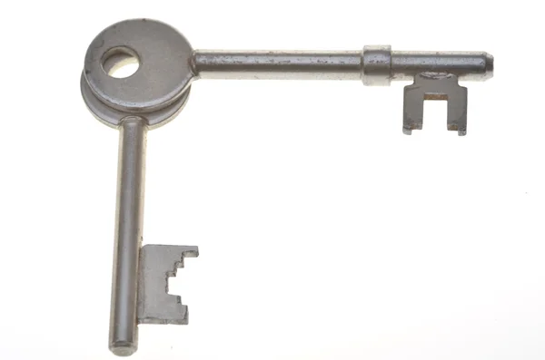 Två nycklar i rät vinkel — Stockfoto