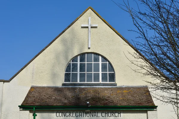 Roof of congregational church — Stock Photo, Image