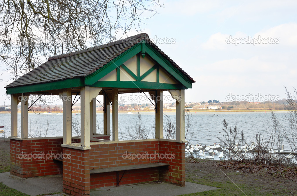 Shelter by River at Mistley