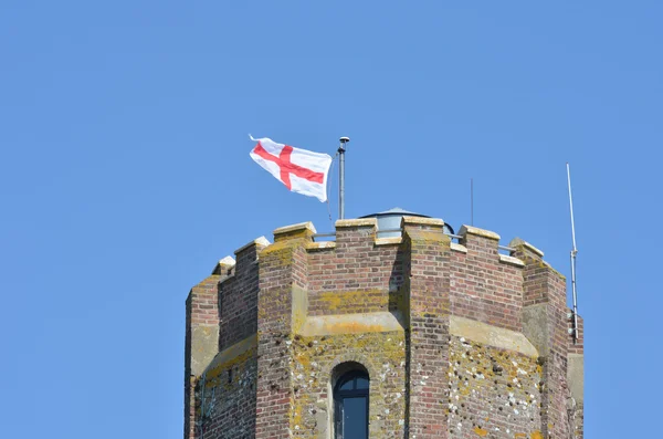 Top of castle tower — Stock Photo, Image