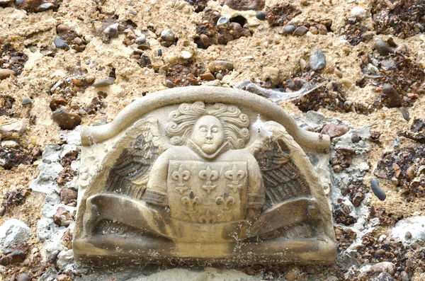 Stone detail above door — Stock Photo, Image